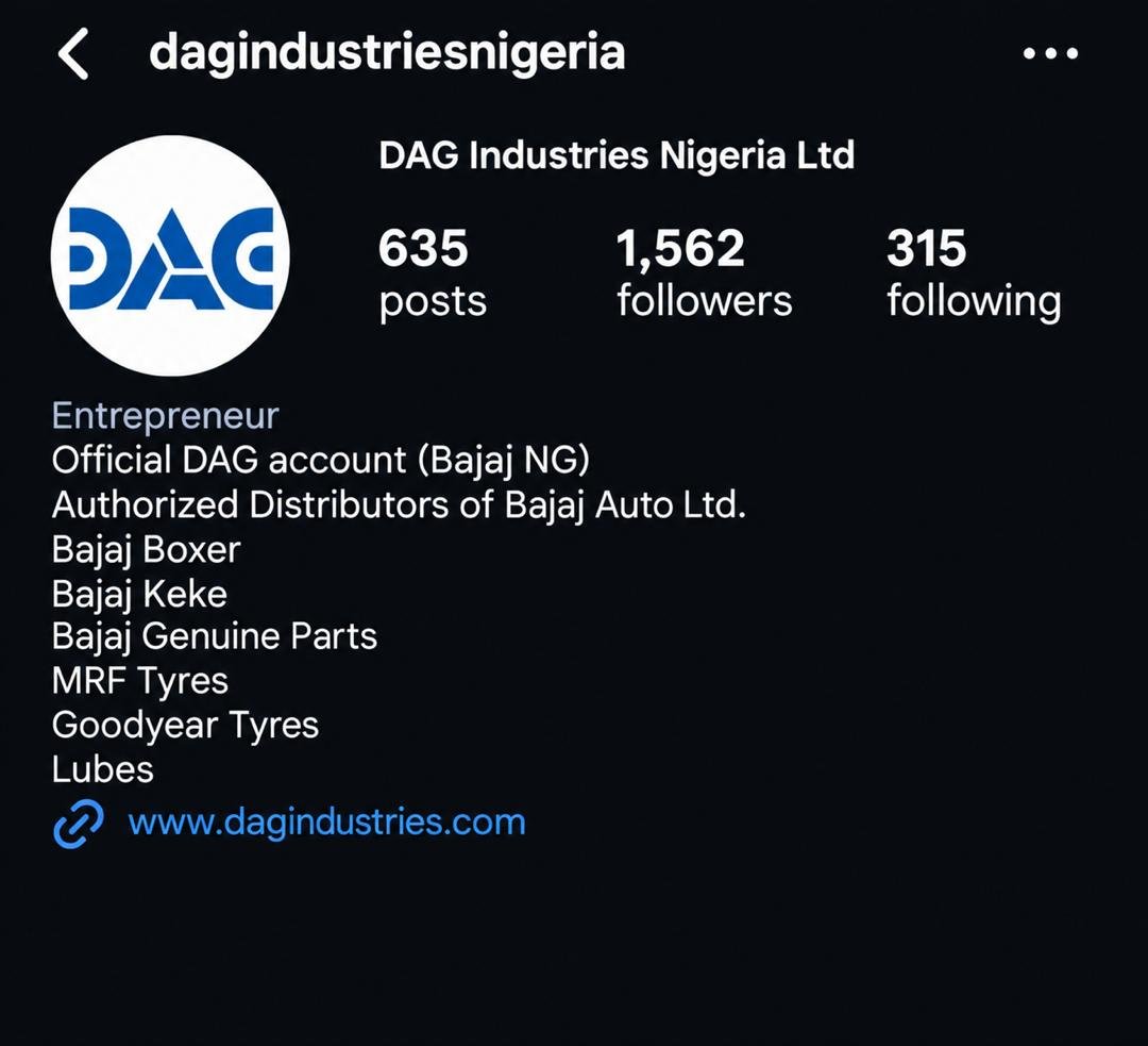Bajaj Instagram audience growth screenshot